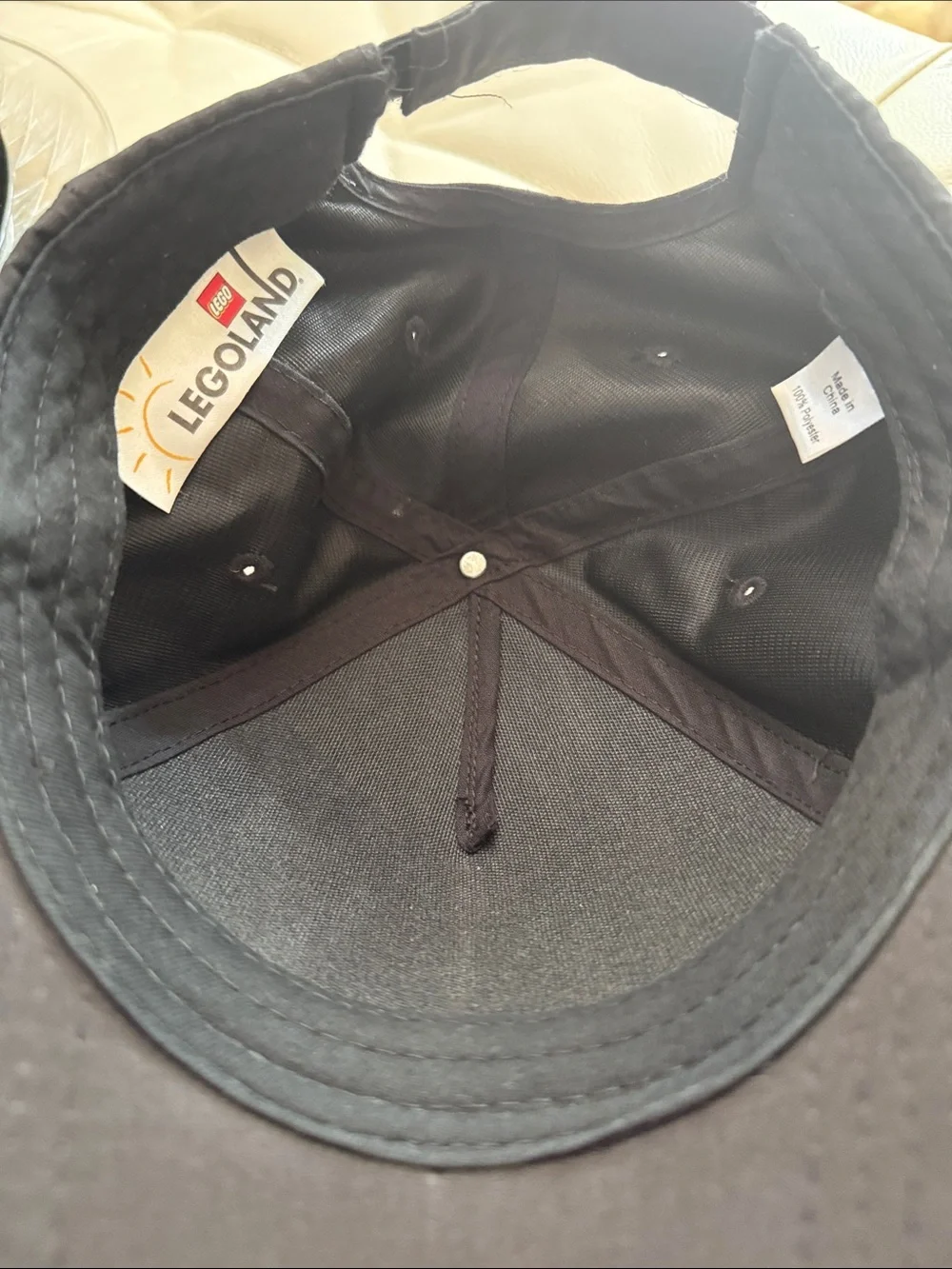 Lego Black Cap with Red and Yellow Legoland Tag